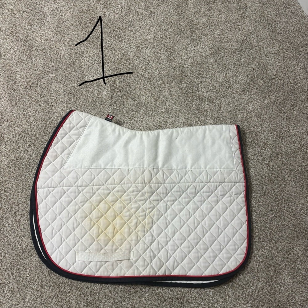 ogilvy equestrian jump friction free saddle pad